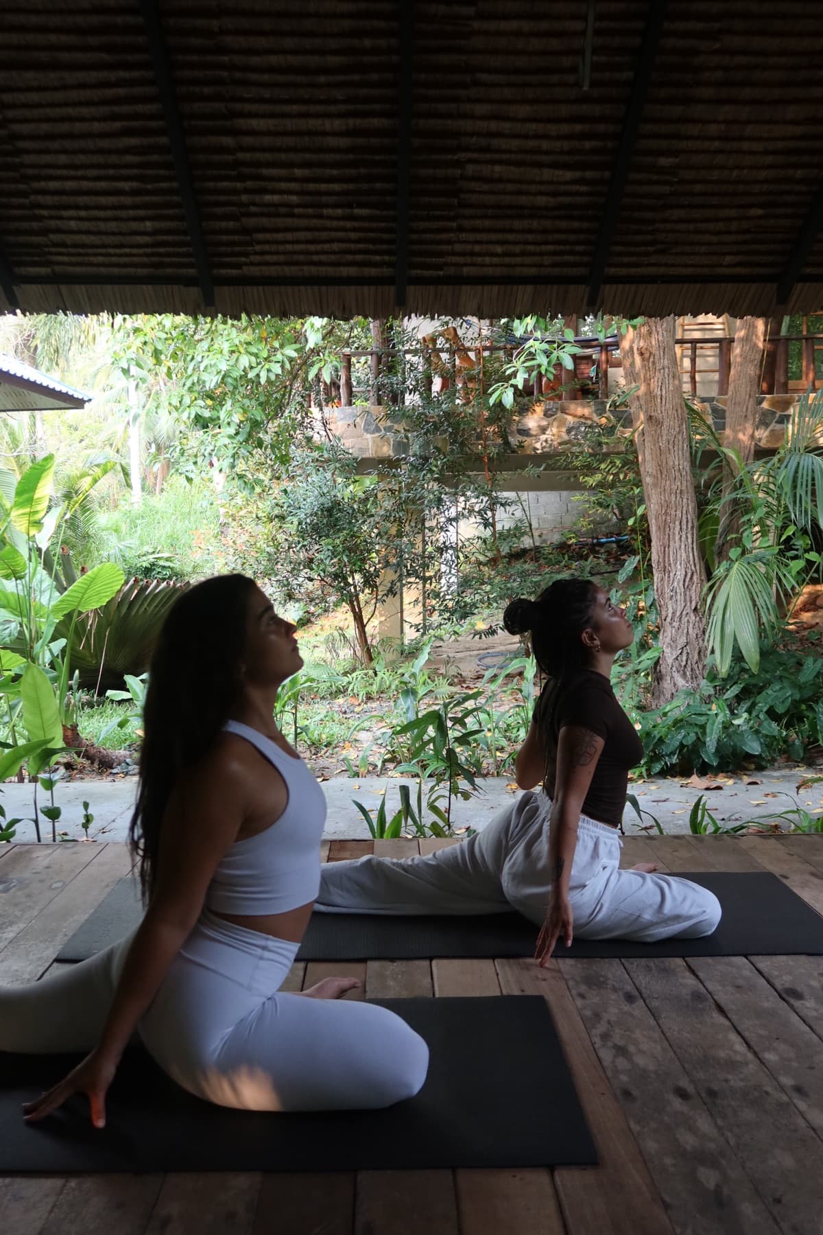 Yoga flow at Wonderland Healing Center