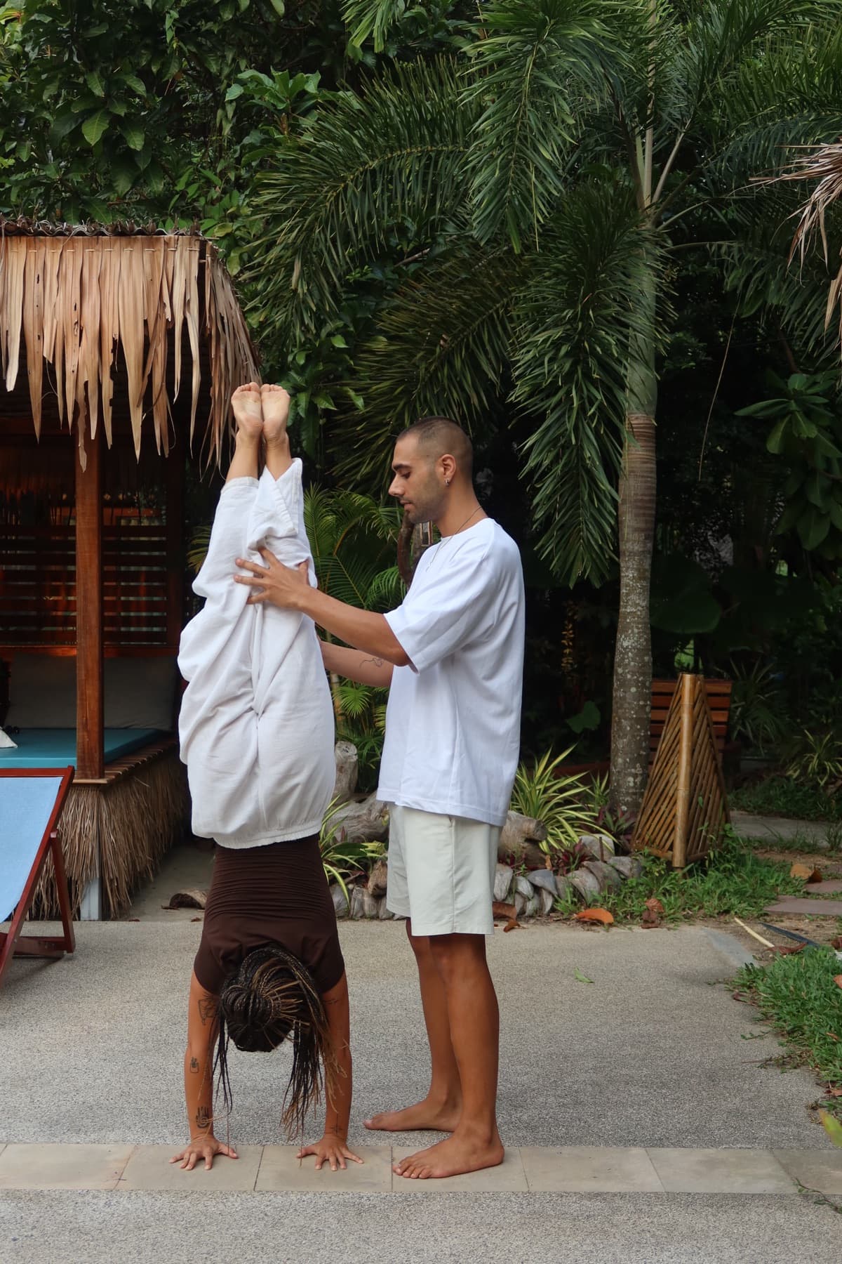 Yoga session on Koh Phangan